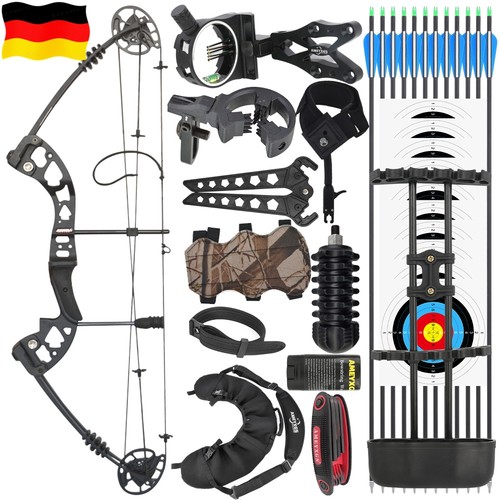 Compoundbogen set 55lbs - compoundbogen, 30-55lbs