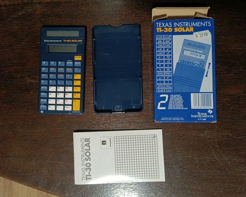 1989 texas instruments ti30 - instruments,