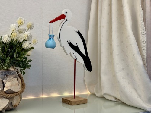 Storch zur geburt - zur,