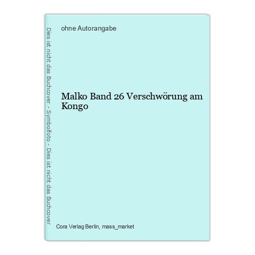 Malko band verschwörung am - band,
