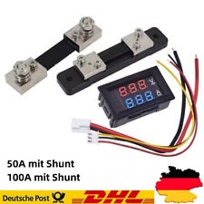 Dc0-100v 50a/100a Digital Voltmeter Amperemeter Led Doppelt Volt Amp Meter+shunt