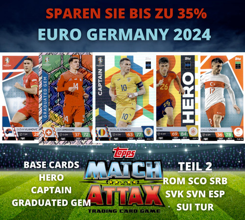 Topps match attax - match, euro
