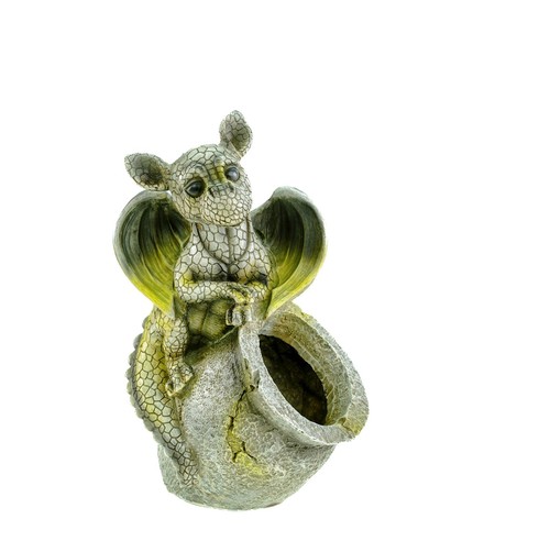 Gartenfigur drachenkind mit - gartenfigur,