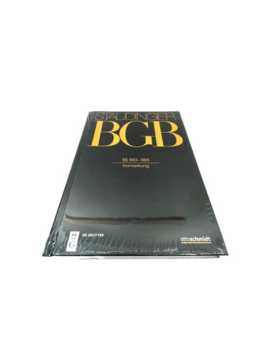Staudinger bgb 883 888 - bgb, §§