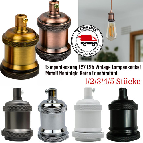 Lampenfassung e27 vintage - lampenfassung,