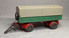 Wiking großer LKW-Anhänger diamantgrün braunrot mit Plane  1972-78