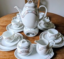 Kaiser Domino Tivoli Kaffeeservice 23 Tlg. neuwerig