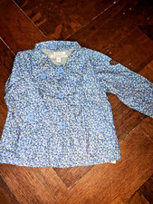 Regenjacke Gr.86, Marke Esprit hellblau. Außen beschichtet, innen Stoff