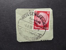 Deutsches Reich  -  Weissensee (Thüringen) "Heimatfest"   Sonderstempel