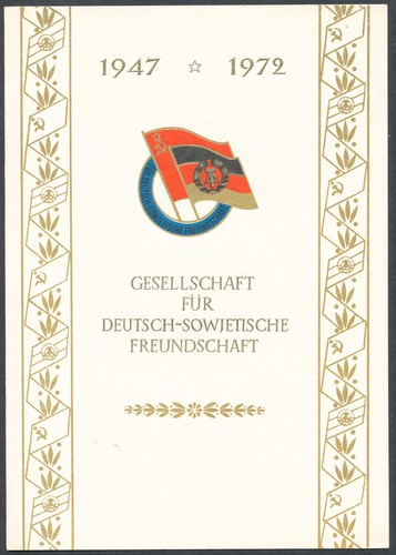 Ddr gedenkblatt - ddr,,