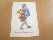 DDR Künstlerkarte Weihnachten Entwurf: Roth-Schaberschul Verlag Bunkowsky 1965