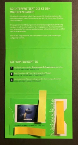 Briefmarke marianengraben - briefmarke, mi