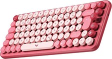 Logitech POP Keys Mechanische kabellose Tastatur, ROSA DEUTSCH QWERTZ #GBR