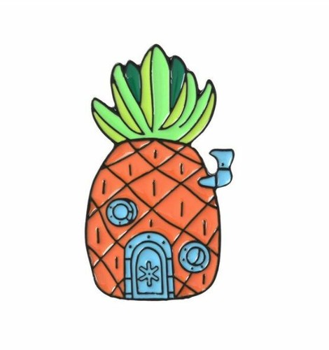 Spongebob haus pin anstecker - spongebob,