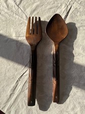 Große dekorative Holz-Gabel