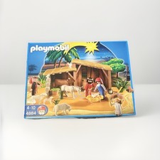 Playmobil Set Krippenstall Weihnachtskrippe mit Figuren Und Originalkarton