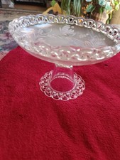 Vintage Glas-Etagere /