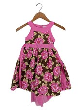 Maggie & Zoe Mädchen Sommerkleid Blumenmuster Schleife Mehrfarbig Gr. 110