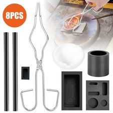 8tlg Graphit Tiegel Set