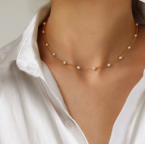 Damen halskette perlenkette - halskette,