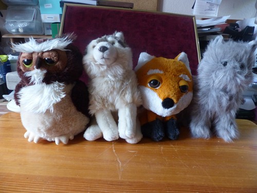 Süße kuscheltiere - 4x,