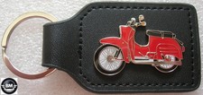 Schlüsselanhänger Simson Schwalbe rot red Moped Motorrad Motorbike Art. 0556