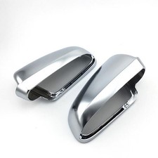 2X Chrom Spiegelkappen Gehäuse Kappe Für Audi A4 B7 A6 C6 04-08 Ohne Lane Assist