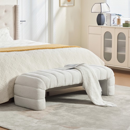 Sitzbank chenille chaiselongue - sitzbank,