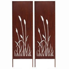 2x Sichtschutz Metall 160x50