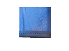 Gurtpolster Blau Leder B-Ware
