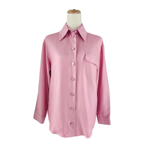 Gucci seidenhemd mit rosa - seidenhemd,