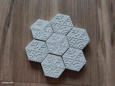 30 Hexagon Ablegersteine /