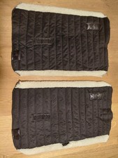 Bandagierunterlagen schwarz mit Teddyfell von Showmaster