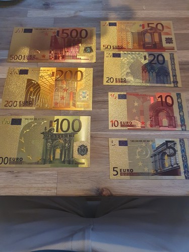 Euro scheine gold souvenir - euro,