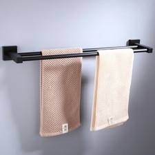 Schwarz 2-Armig Handtuchhalter