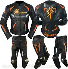 Hayabusa SUZUKI Bikeranzug Lederkombi Protektoren Jacke Herren Motorrad ANZUG