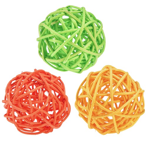 Rattan deko kugeln led - rattan,