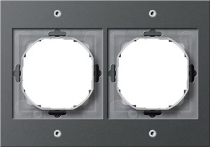 Gira 021267 abdeckrahmen 2fach - gira,