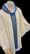 Cream Chasuble   Marian