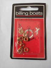 Bullaugen 7mm aus Messing 10 Stück Billing Boats Krick Bf635