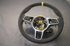  LENKRAD PORSCHE MACAN PANAMERA CAYENNE BOXSTER CAYMAN NEU BEZIEHEN ALCANTARA