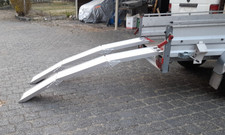 Wiltec Auffahrrampe 3-Fach klappbar 199cm 270kg für Rasentraktor Motorrad Quad