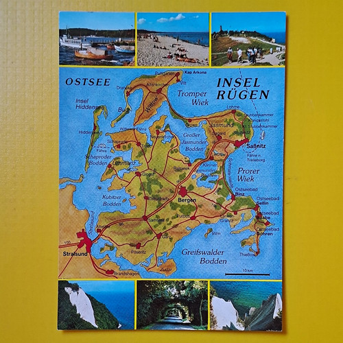 Insel rügen ostsee - ak,