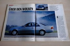 MOT 21/1993 Mercedes S 600 Coupe W140 mit 394PS in einer seltenen Vorstellung au