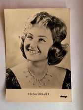 Helga Brauer DDR Echt Foto Karte aus Nachlass. Los 9216