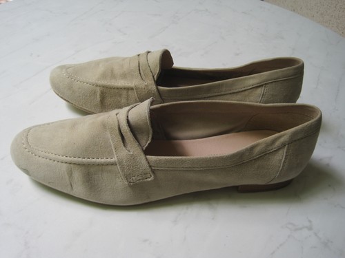 Leder ballerinas moccassin - leder,