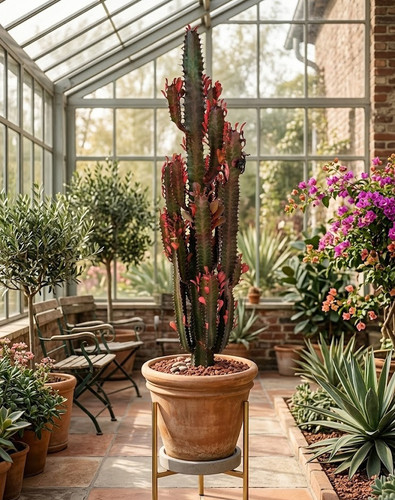 Euphorbia trigona rubra - euphorbia,