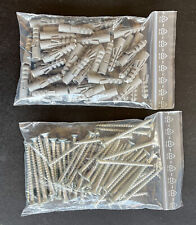 56 Spax Schrauben 5x60mm (Kreuzschlitz) + 56 Dübel 8x35mm