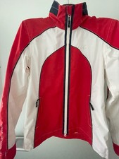 Golfjacke Damen Duca del Cosma rotweiß Gr. S