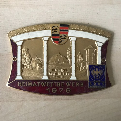 Alte plakette badge emailliert - alte,